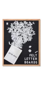 black 16 20 chatter board felt letter board