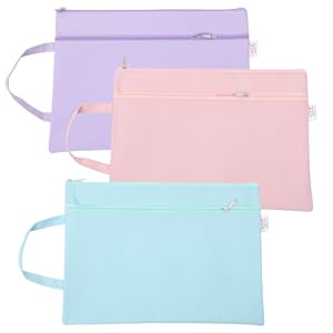 Amazon.co.jp: AUTSUPPL 3個 ファイル収納袋 zip ファイル