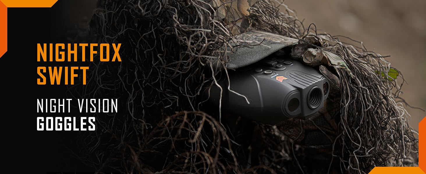 Night Vision Goggles - Nightfox Swift, USB-Rechargeable