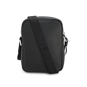 Amazon | [BOSS] [ボス] レタリングロゴ ストラクチャードレザー