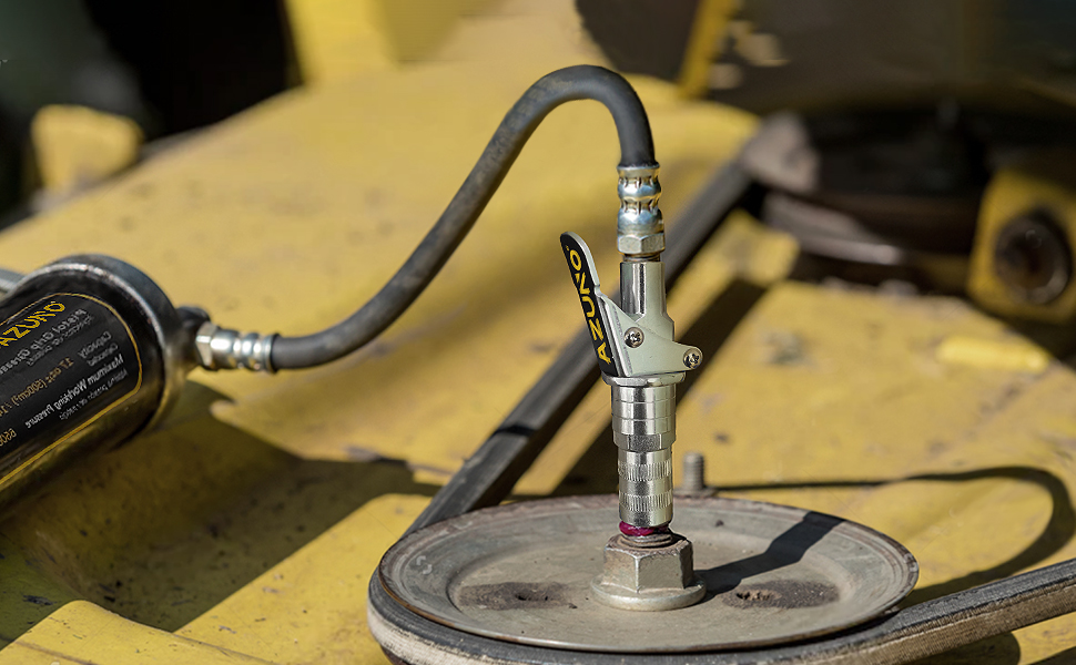 Automotive Normal Coupler and Sharp Nozzle AZUNO Pistol Grip Grease Gun