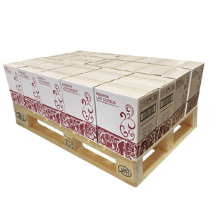 Lotes de vino de 25 cajas x 150 Botellas