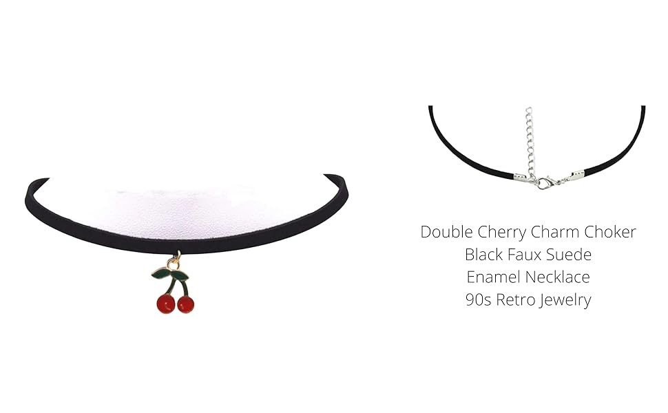 ◇NASTY FANCY CLUB◇ Dual Charm Necklace Tee BLACK F25QB097 7pcs Clavicula Nox Stainless Steel Pendant BFF Necklace