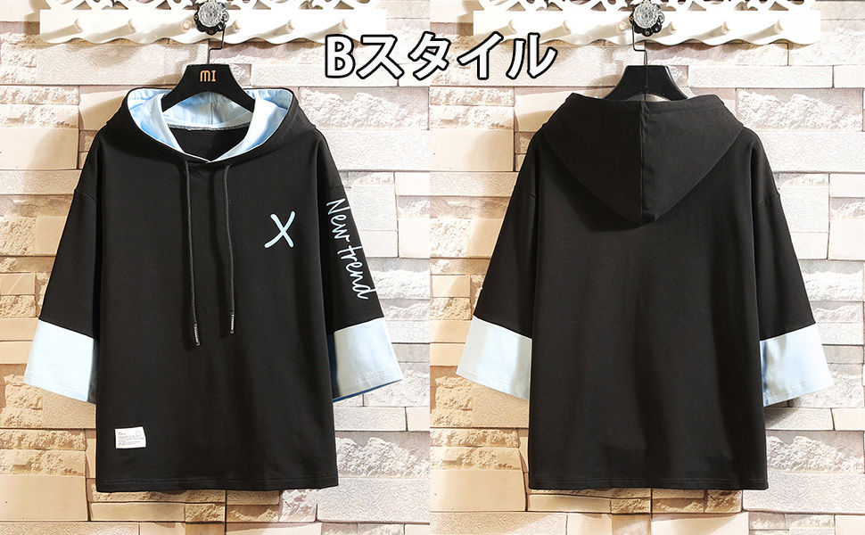 ペアルック パーカー 半袖 メンズ レディース ジャージ Tシャツフード 半袖 スウェット ゆったり お揃い 半袖パーカー 春夏 ファッション 原宿 韓国風 おしゃれ 大きいサイズM~7XL