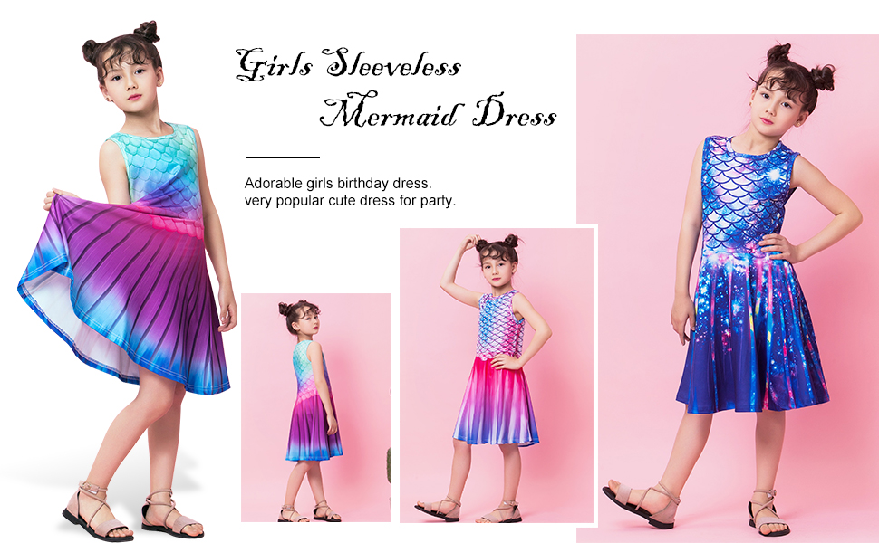 girls mermaid dress