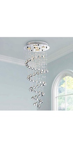 Saint mossi crystal chandelier lighting modern room light ceiling LED