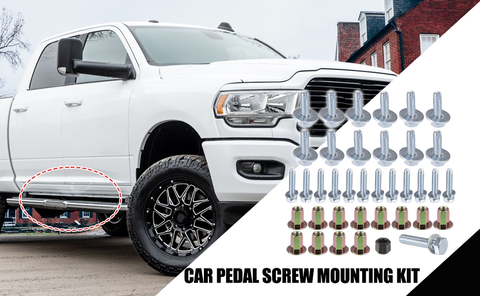 Hihaha No.68193128AB/68193128AA Car Pedal Screw Mounting