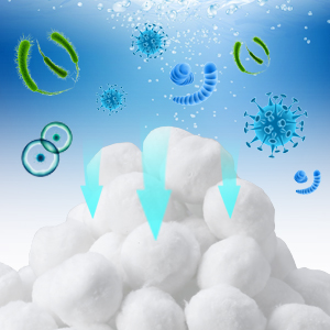 Homfa 1400g Filtro Balls, Alternativa Per Sabbia Filtrante Da 50 Kg, Sfere Per Filtrazione A Sabbia Per Piscine, Durevole Pool Filtraggio Sand Filter, Palline Filtranti Per Piscina (1400) 14 8