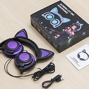 package of the kitty headphones for girls boys women