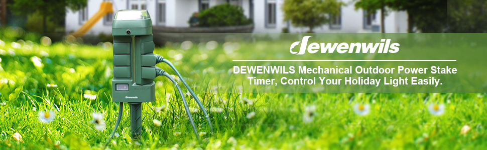 Dewenwils mechanical outdoor timer
