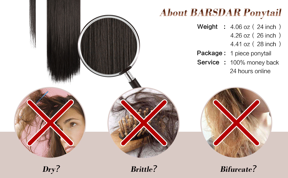 Pferdeschwanz haarverlangerung