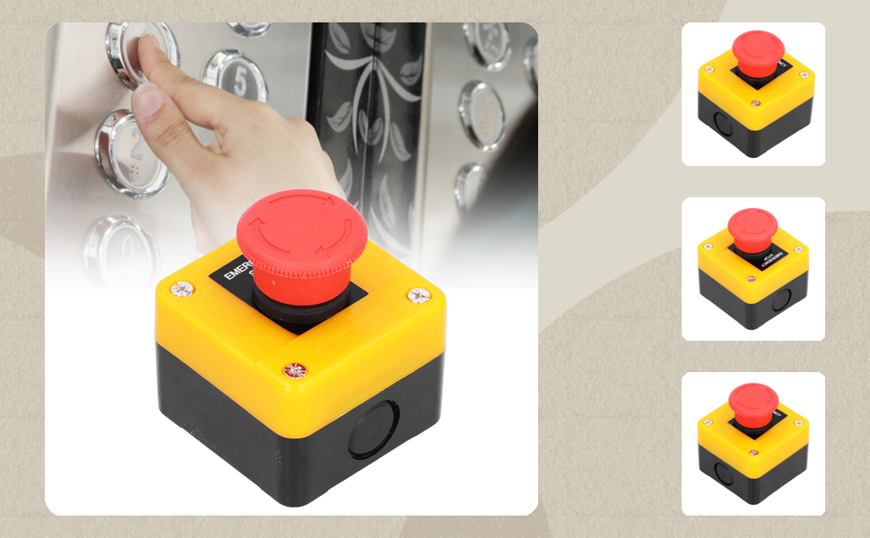 Amazon.co.jp: 10A 非常停止 非常停止ボタン タイトストップ