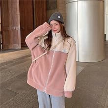 Amazon | [XIAOYAO]ボアブルゾン レディース ボアジャケット