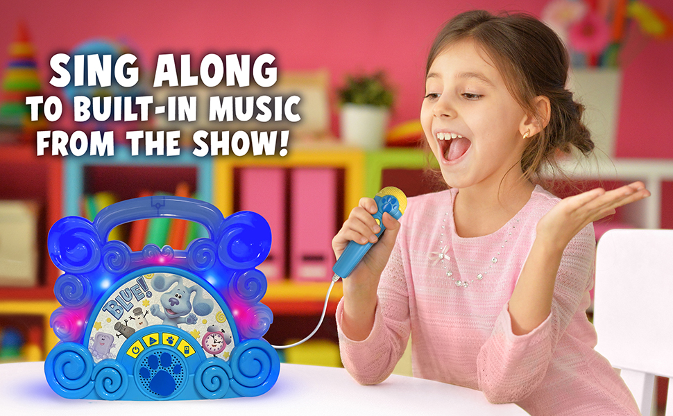 Amazon.com: eKids Blues Clues Toy Sing Along Boombox for