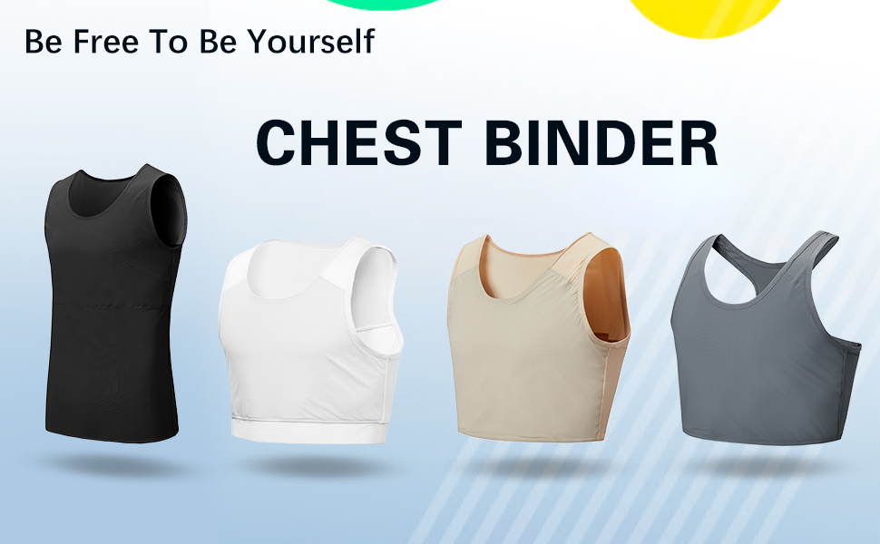Ring Binders Binders Idtswch Chest Binder for Transgender Breast Binder