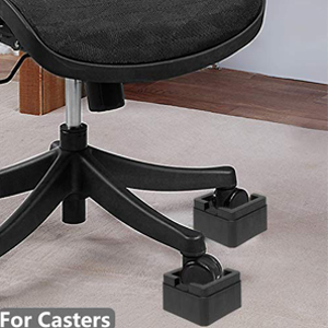 Amazon Com Meetwarm 3 Inch Bed Risers For Casters Wheels Stackable Heavy Duty Furniture Roller Grip For Dorm Bed Chair Sofa Table Black Set Of 4 Home Kitchen