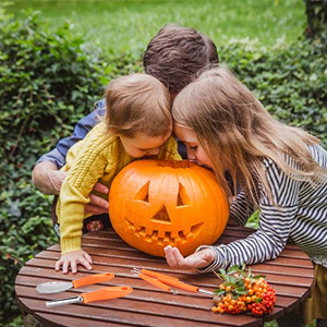 CHRYZTAL Pumpkin Carving Kit - 13 Piece Halloween Tools -13