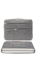 laptop case sleeve messenger shoulder bag briefcase 15 15.6 17 17.3 inch with strap handle