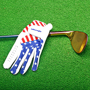 USA Flag Golf Gloves men