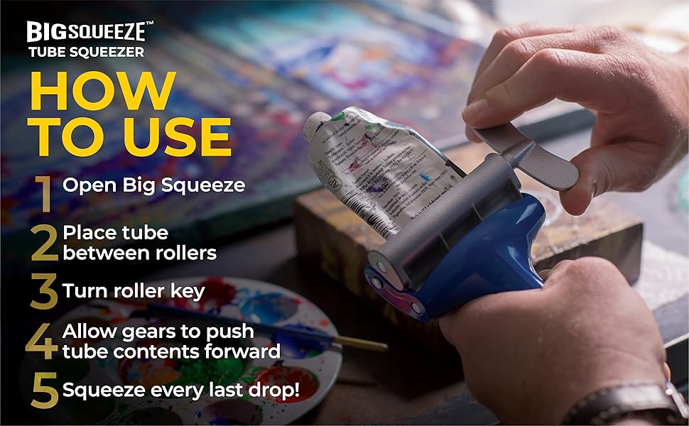 big squeeze tube squeezer