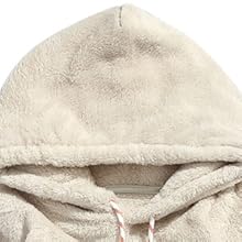 unisex fuzzy hoodie