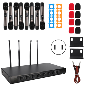 UHF帯ワイヤレスマイク　8本セット Amazon.co.jp: Vbestlife 8チャンネルUHF700MHz-790MHz
