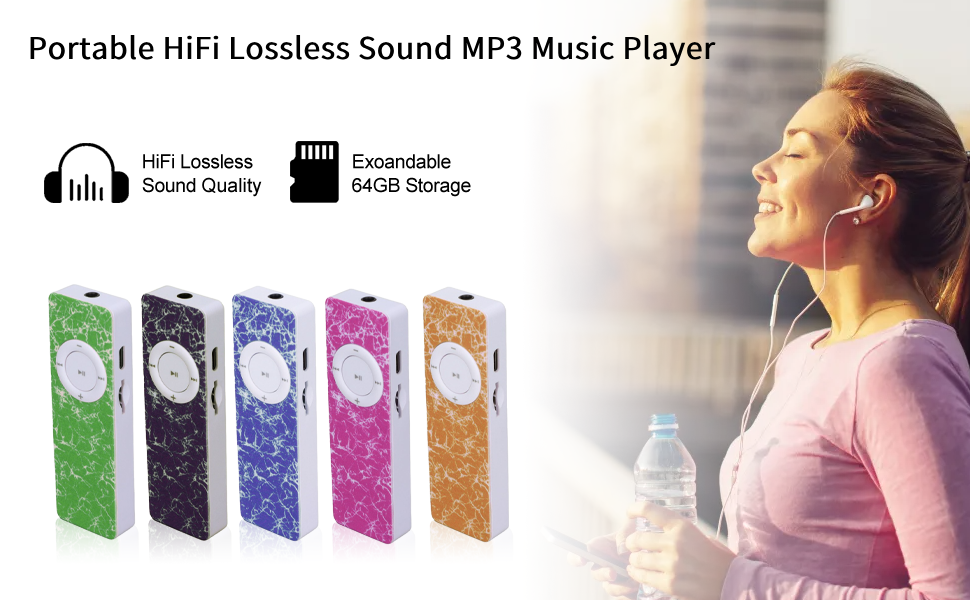 Portable HiFi Lossless Sound MP3 Music Player