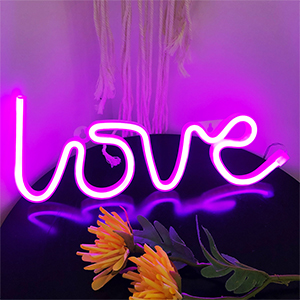 Amazon.co.jp: iceagle ネオンライト LOVEネオンサイン LED
