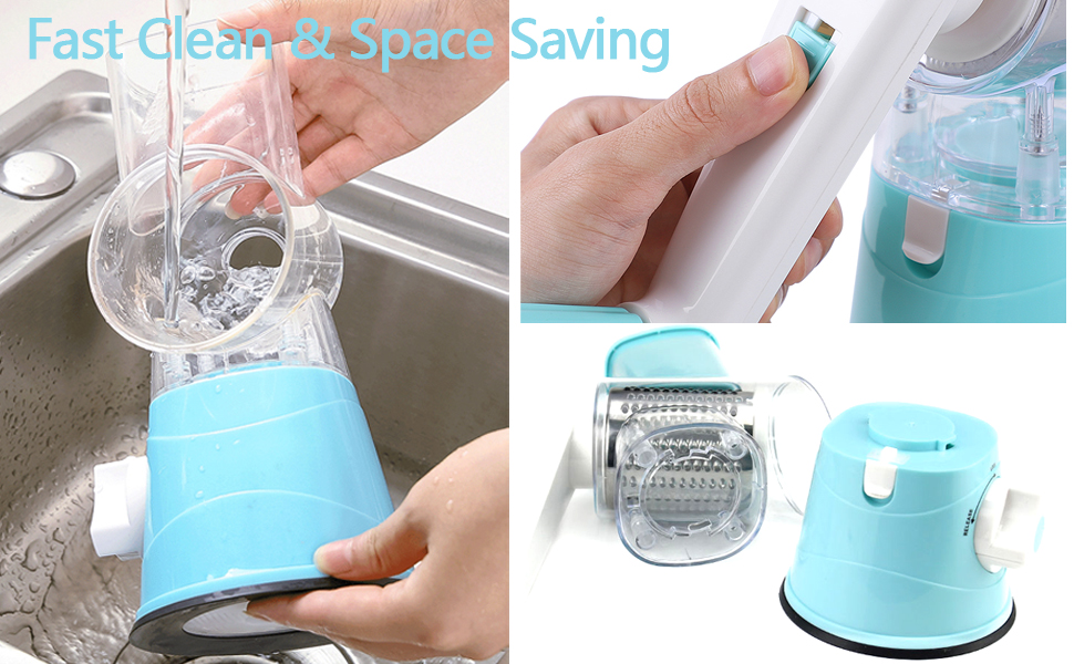 Manual Rotary Cheese Graters Round Mandoline Slicer Cheese Shredder Vegetable Slicer Walnuts Grinder
