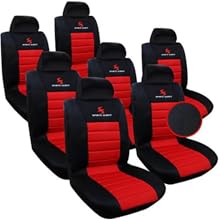 WOLTU 1pcs Coprisedile Anteriore Singolo Universale Auto Seat Cover Protege Sedile 16 7