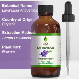 Lavender oil SVA organics great moisturizer for dry and chapped skin aromatherapy skincare hair care