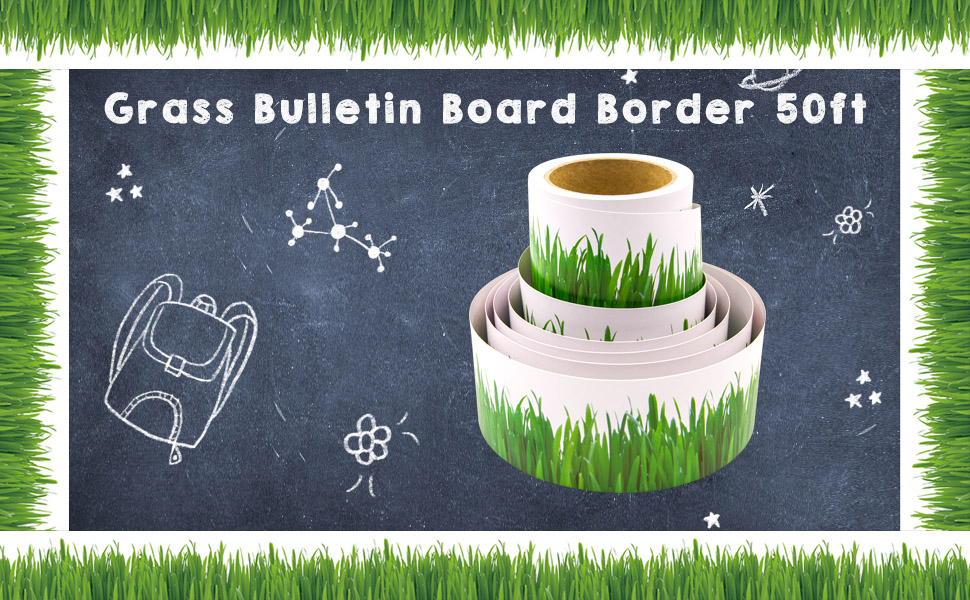 Green Grass Bulletin Board Border for Easter Classroom
