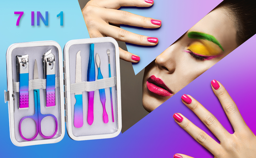 CGBE Manicure Set Nail Clippers Pedicure Kit Men Women