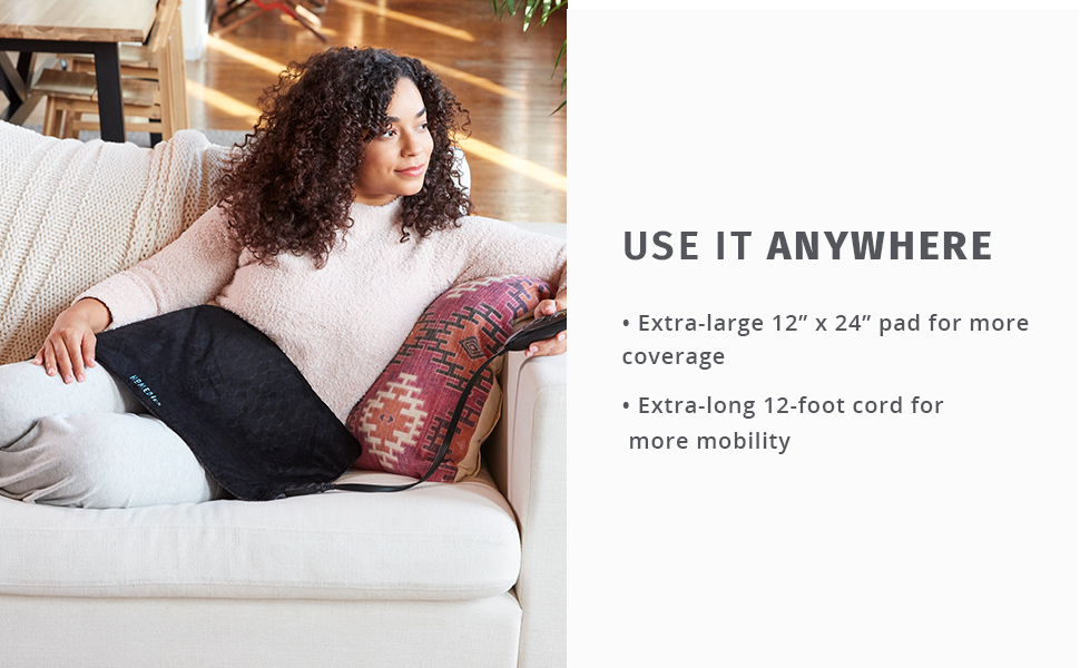 HoMedics DualTherapy Hot and Cold Gel Electric Heating Pad