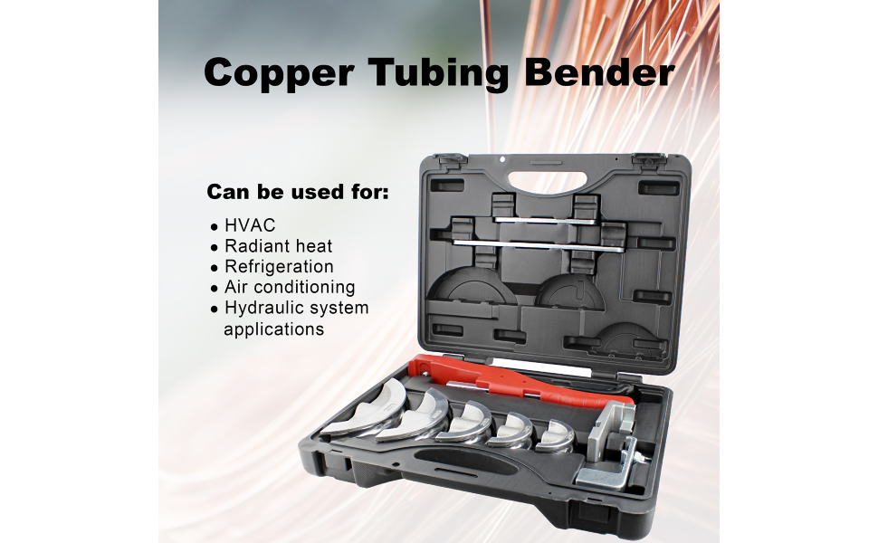 ABN Copper Tubing Bender Kit, 90Deg Forward Reverse Tubing Bender