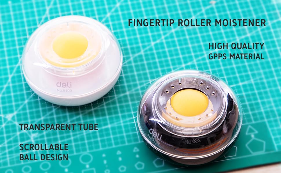 deli W9109 Finger Wet Device (Transparent), Pack of 1 Amazon.in