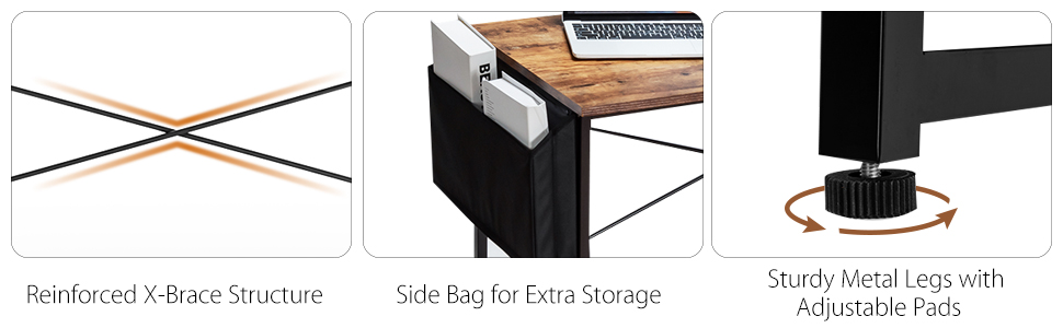 writing desk with storage
