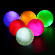 Colorful glow golf balls