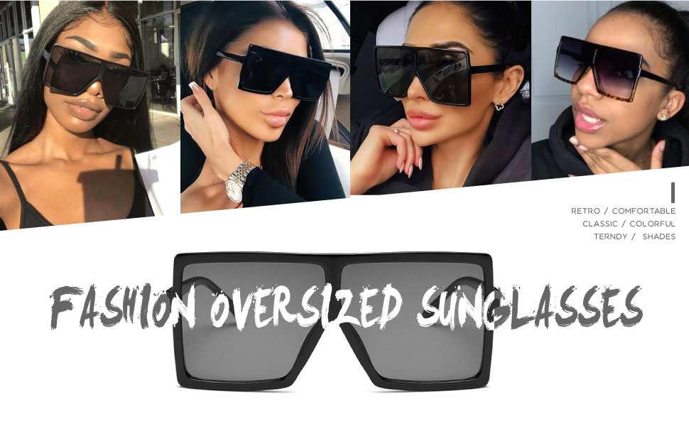 oversized sunglasses