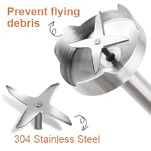 Stainless Steel 4 Blade