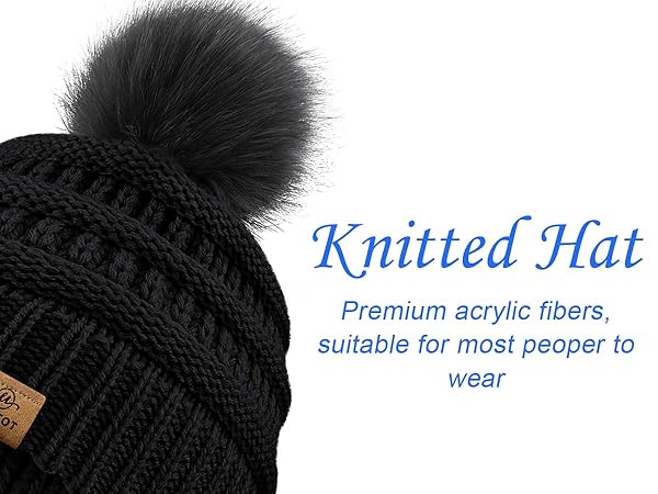 帽子 PERVERZE Knit Cap and Scarf / Gray PERM HAIR KNIT CAP (GRAY) – Office Kiko