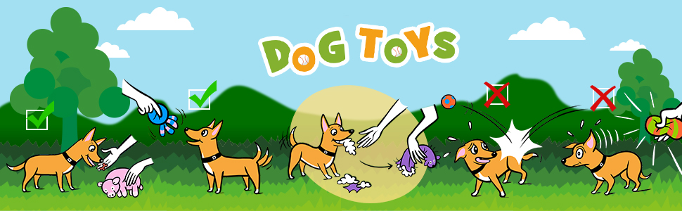 back ground-dog toys
