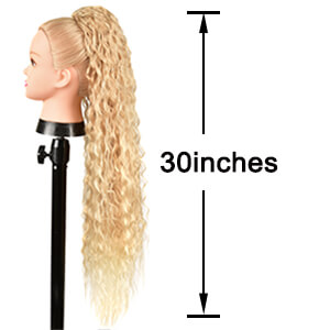 Long Drawstring Ponytail Extension Synthetic Heat Resistant Ponytail Clip in Hair Extension BHF Hair