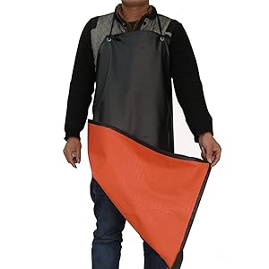 Amazon.co.jp: [Ｙヤクニタツ] 2枚セット 完全防水エプロン 作業がし