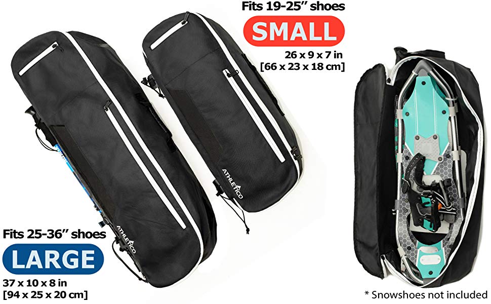 Athletico Snowshoe Bag Snow Shoe Backpack For Carrying, Packing, and