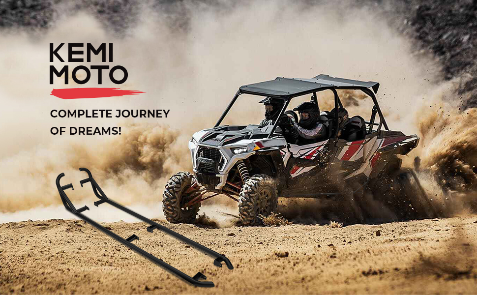 KEMIMOTO RZR XP4 1000 Nerf Bars Rock Sliders Compatible with 20142021