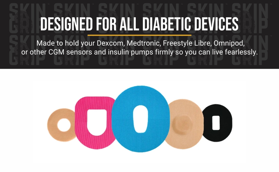 skin grip dexcom patches g6