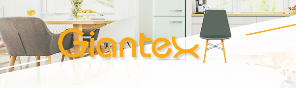 Giantex Set of 2 Kitchen Dining Chairs, Easily Assemble Modern Fabric Cushion Seat Chair w/Metal Legs, Mid Century Armless Chairs for Kitchen, Dining Room, Restaurant, Gray 11 Dining chairs