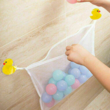 Baby Bath Tidy suction cups that can easily be attached to the side of a bath or bathroom tiles.