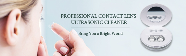 Portable Ultrasonic Contact Lens Cleaner